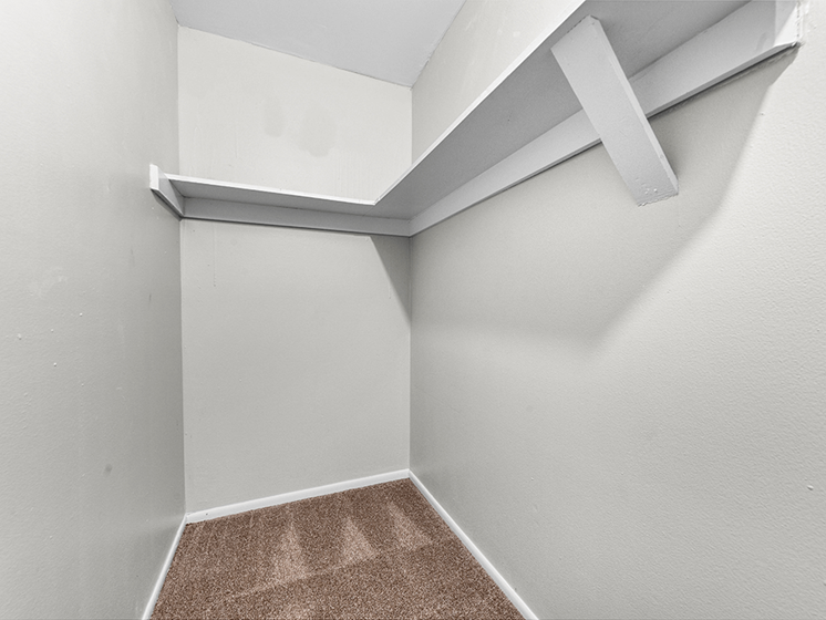 apartment with Walk-In Closet